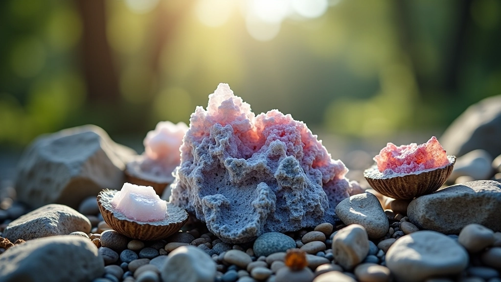 Likėnų mineraliniai šaltiniai su skaidriu vandeniu ir žalumynais